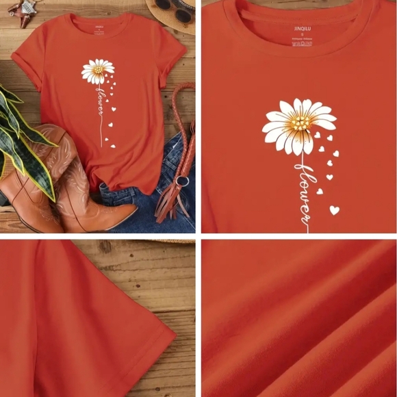 RESTOCKED! New!  Lovely short sleeves  tee  Xlarge - Picture 5 of 8